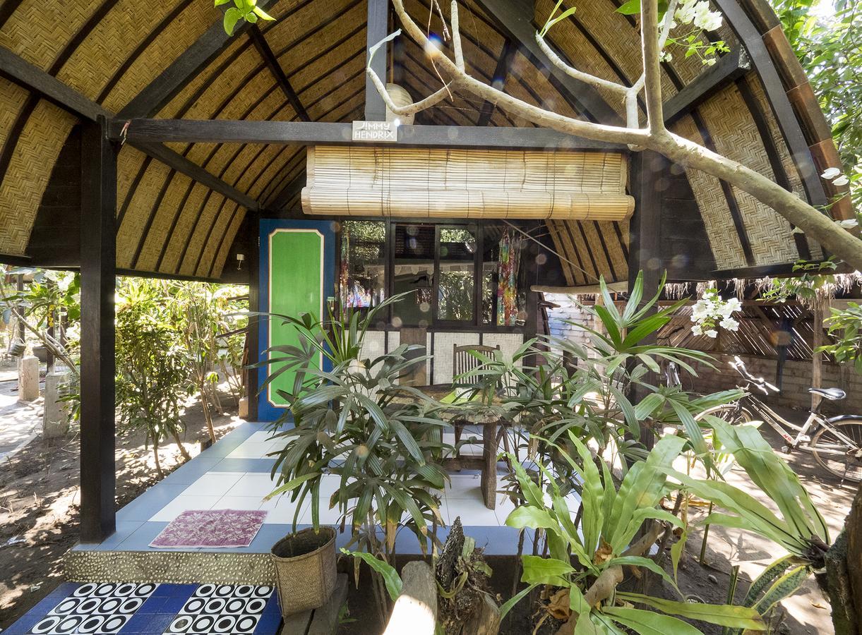 Woodstock Gili - Garden And Bungalows Hotell Gili Trawangan Eksteriør bilde