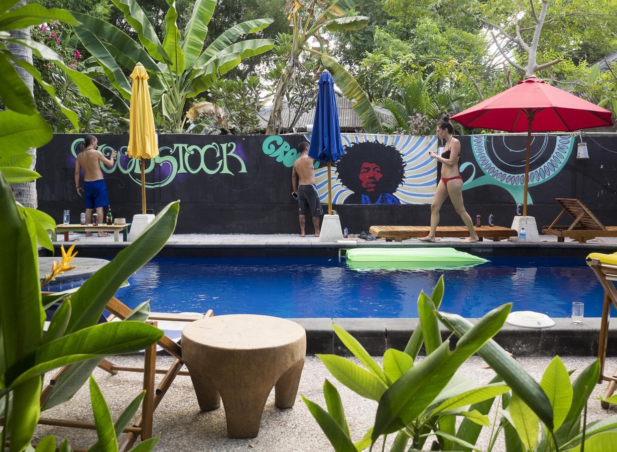 Woodstock Gili - Garden And Bungalows Hotell Gili Trawangan Eksteriør bilde