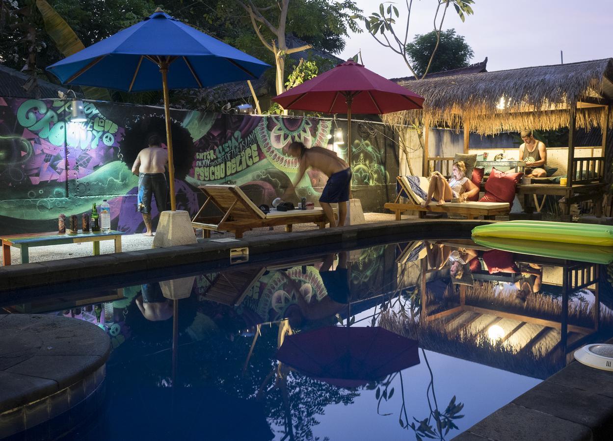 Woodstock Gili - Garden And Bungalows Hotell Gili Trawangan Eksteriør bilde