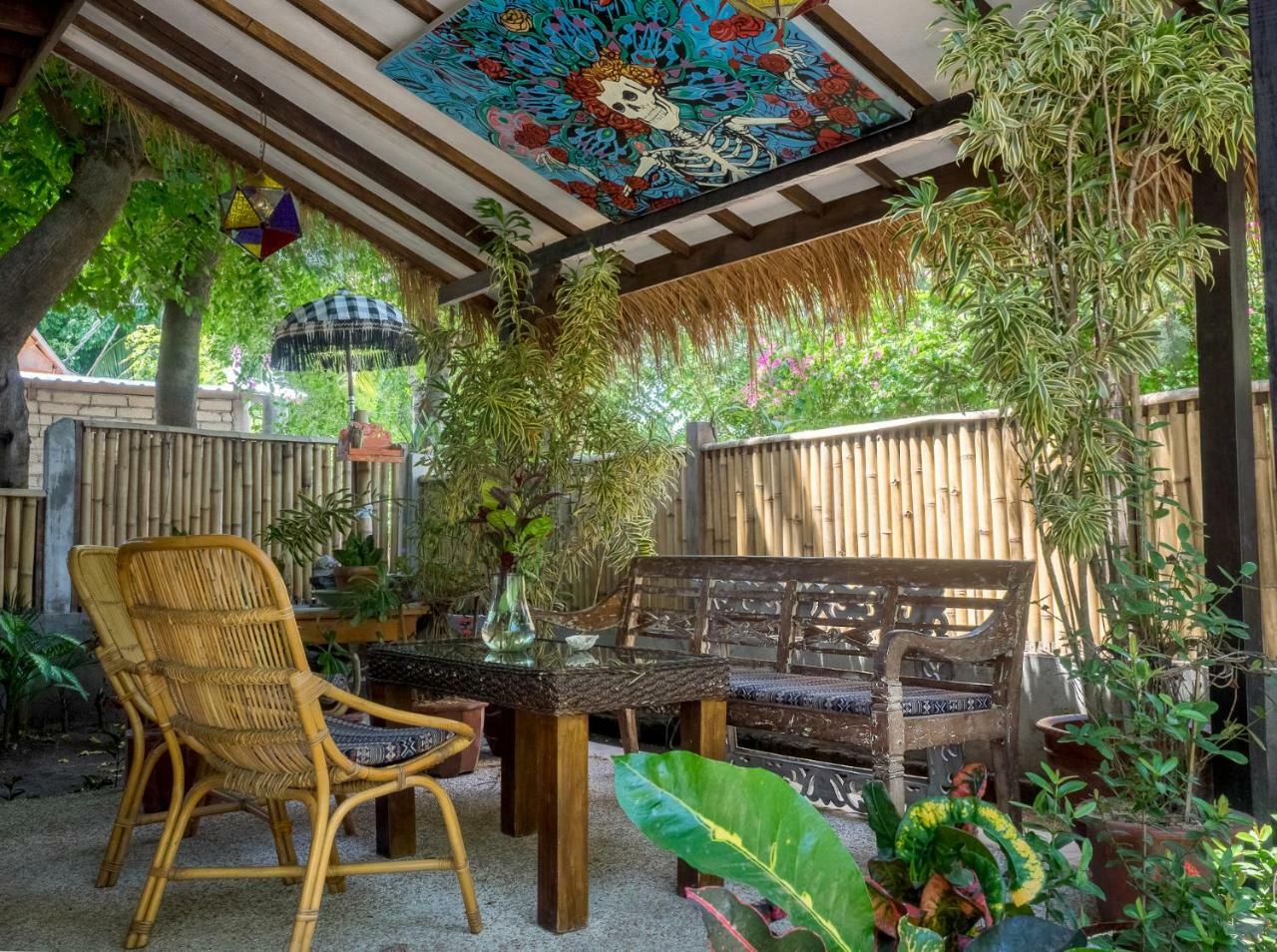 Woodstock Gili - Garden And Bungalows Hotell Gili Trawangan Eksteriør bilde